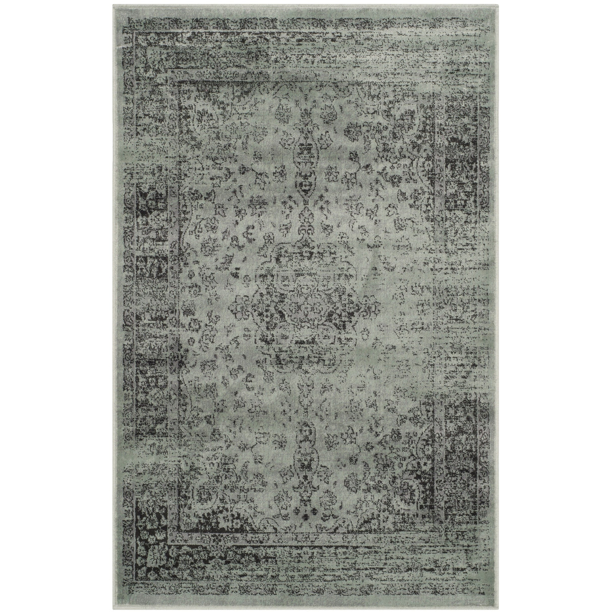 SAFAVIEH Agda Charlott Distressed Oriental Area Rug