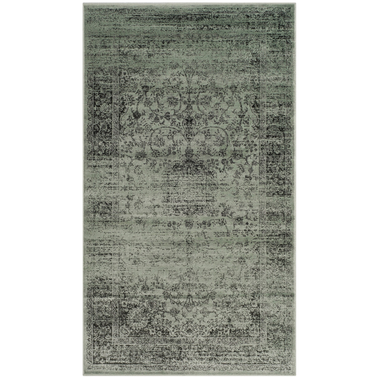 SAFAVIEH Agda Charlott Distressed Oriental Area Rug