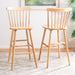 SAFAVIEH Aida 30-inch Spindle Farmhouse Bar Stool (Set of 2) - 19.9" x 19.8" x 38" - 20Wx20Dx43H