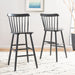 SAFAVIEH Aida 30-inch Spindle Farmhouse Bar Stool (Set of 2) - 19.9" x 19.8" x 38" - 20Wx20Dx43H