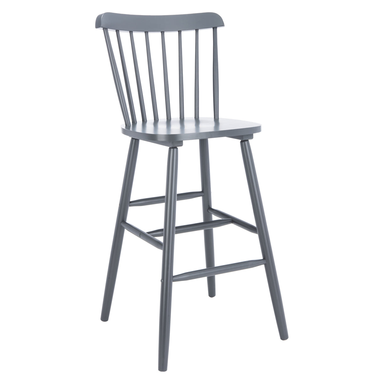 SAFAVIEH Aida 30-inch Spindle Farmhouse Bar Stool (Set of 2) - 19.9" x 19.8" x 38" - 20Wx20Dx43H