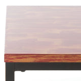 SAFAVIEH Aino Reclamined Wood Finish Coffee Table - 48" x 24" x 17.7" - 48Wx24Dx18H