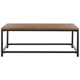 SAFAVIEH Aino Reclamined Wood Finish Coffee Table - 48" x 24" x 17.7" - 48Wx24Dx18H