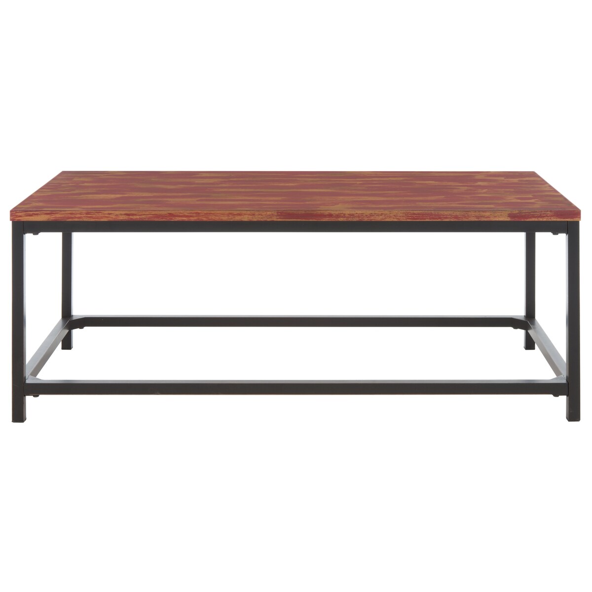 SAFAVIEH Aino Reclamined Wood Finish Coffee Table - 48" x 24" x 17.7" - 48Wx24Dx18H