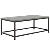 SAFAVIEH Aino Reclamined Wood Finish Coffee Table - 48" x 24" x 17.7" - 48Wx24Dx18H