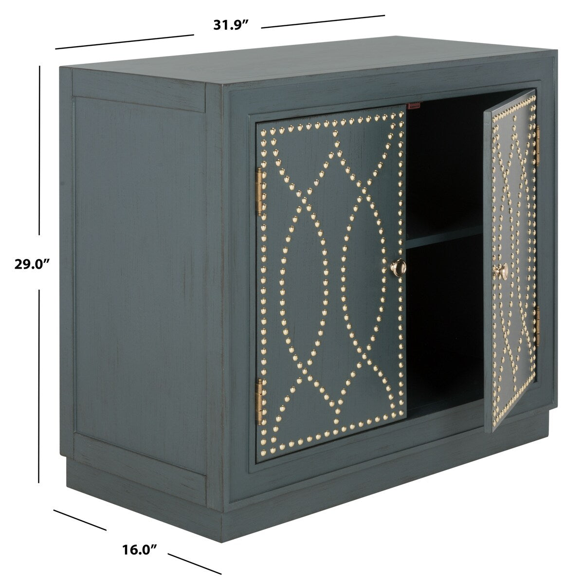 SAFAVIEH Ala 2-Door Storage Chest - 32Wx16Dx29H