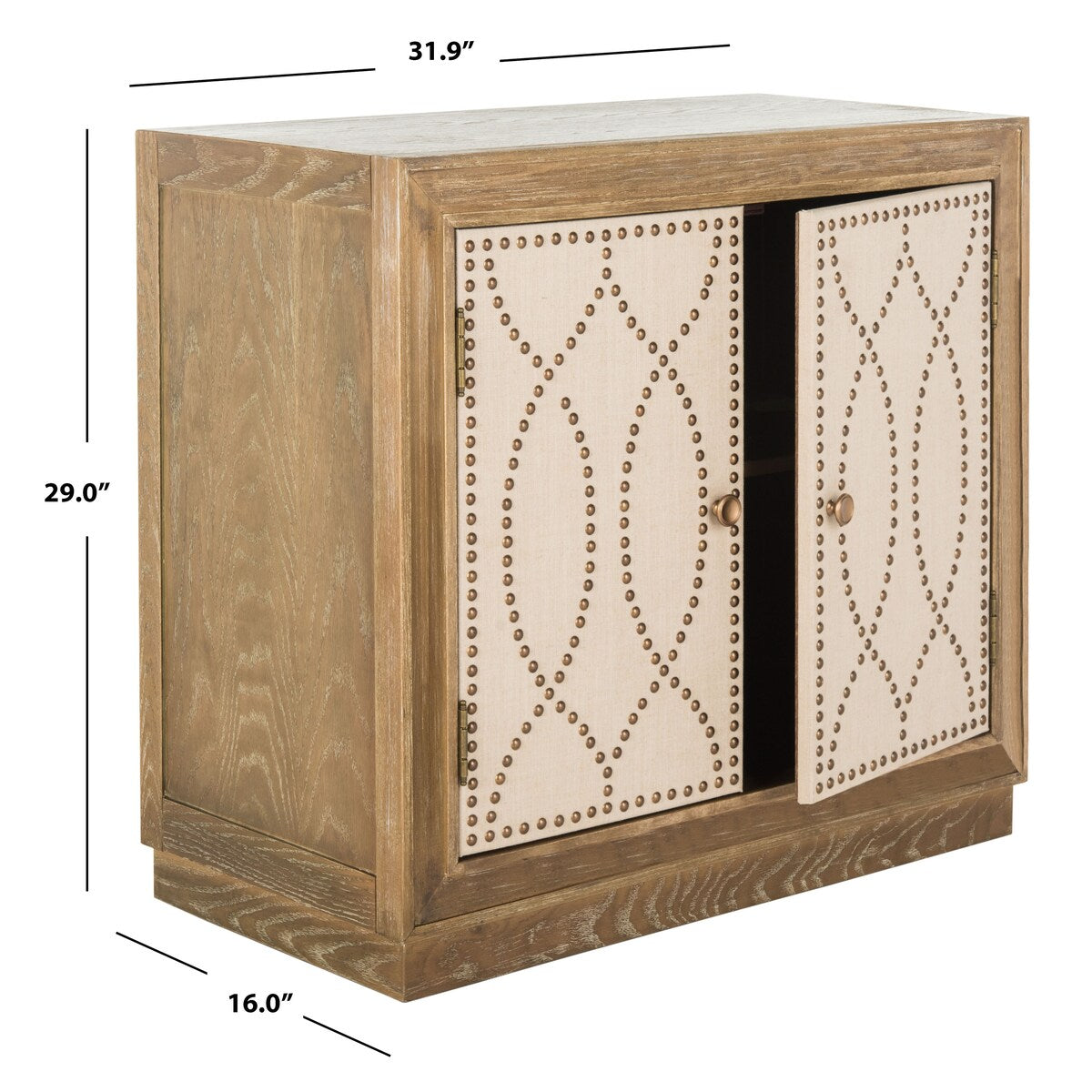 SAFAVIEH Ala 2-Door Storage Chest - 32Wx16Dx29H