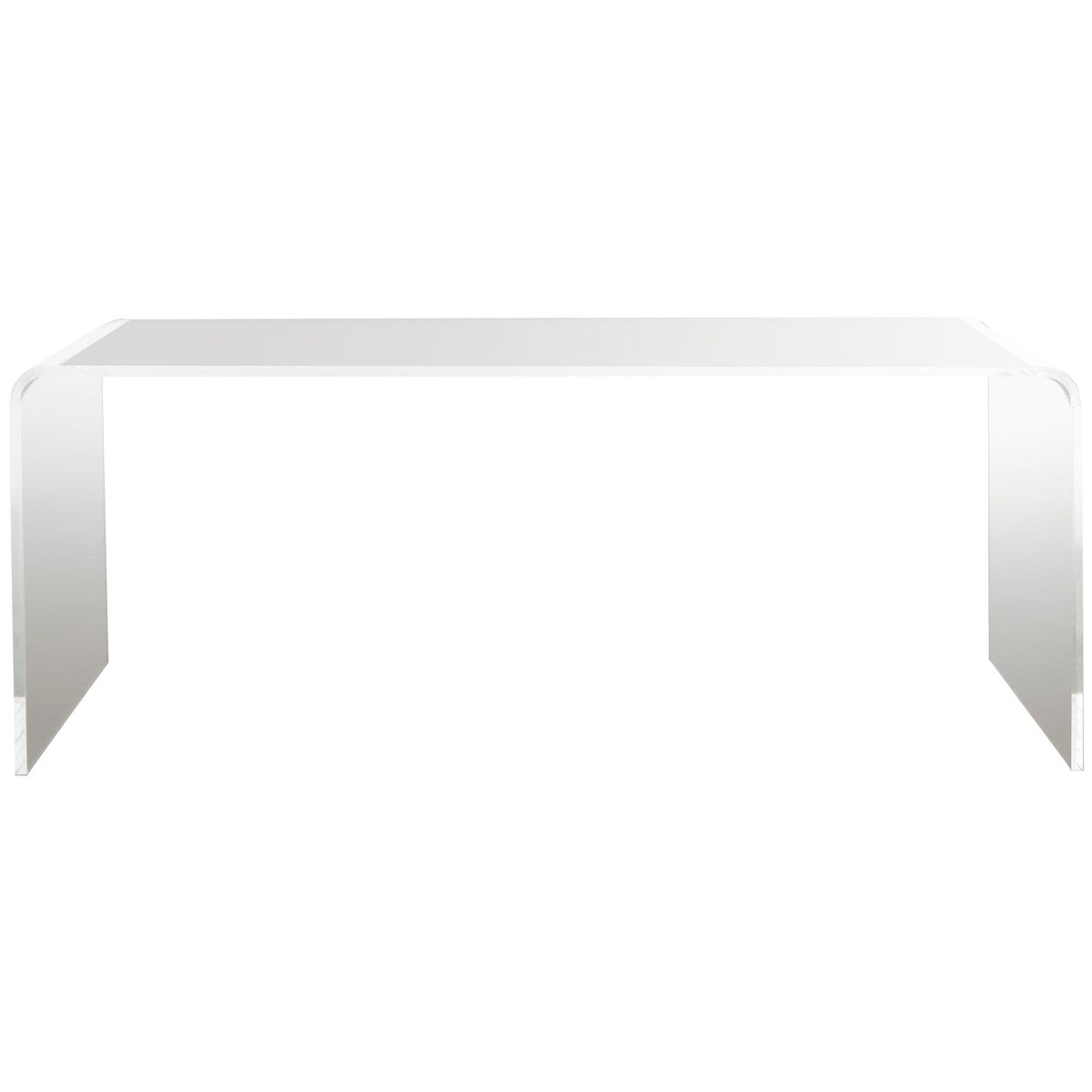 SAFAVIEH Alfredine Clear Acrylic Coffee Table - 35.4" x 17.7" x 13.8" - 35Wx18Dx14H