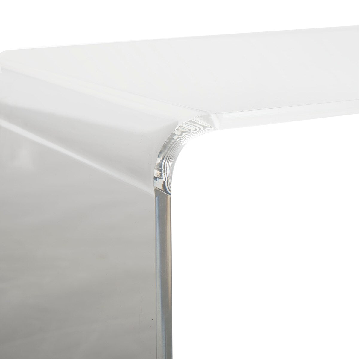 SAFAVIEH Alfredine Clear Acrylic Coffee Table - 35.4" x 17.7" x 13.8" - 35Wx18Dx14H