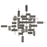 SAFAVIEH Alisone 34 x 41-inch Metal Abstract Industrial Modern Wall Decor - 34 In. W x 2 In. D x 40.5 In. H - 34Wx2Dx41H