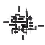 SAFAVIEH Alisone 34 x 41-inch Metal Abstract Industrial Modern Wall Decor - 34 In. W x 2 In. D x 40.5 In. H - 34Wx2Dx41H