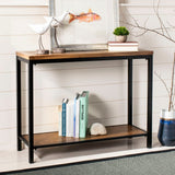 SAFAVIEH Alixe Brown Console Table - 41.3" x 14.2" x 31.7" - 41Wx14Dx32H