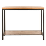 SAFAVIEH Alixe Brown Console Table - 41.3" x 14.2" x 31.7" - 41Wx14Dx32H