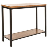 SAFAVIEH Alixe Brown Console Table - 41.3" x 14.2" x 31.7" - 41Wx14Dx32H