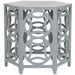 SAFAVIEH Alla Pearl Blue Grey Side Table - 22.8" x 22.8" x 22.2" - 23Wx23Dx22H