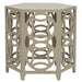 SAFAVIEH Alla Pearl Blue Grey Side Table - 22.8" x 22.8" x 22.2" - 23Wx23Dx22H