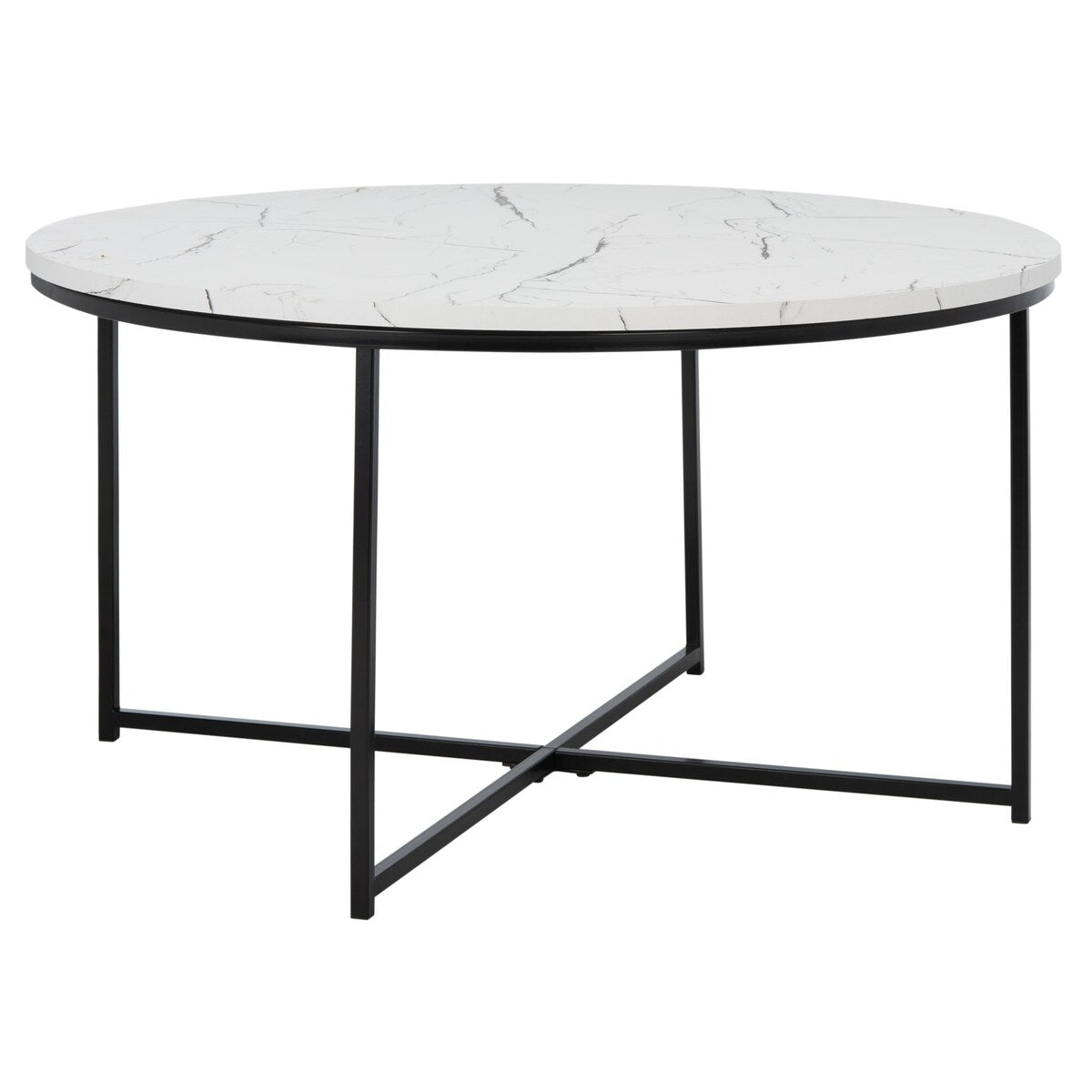 SAFAVIEH Alverda Marble Coffee Table - 35" W x 35" D x 19" H - 35Wx35Dx19H