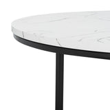 SAFAVIEH Alverda Marble Coffee Table - 35" W x 35" D x 19" H - 35Wx35Dx19H