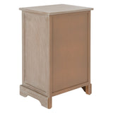 SAFAVIEH Alverta Red Storage Side Table - 15.9" x 13" x 27.6"