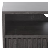 SAFAVIEH Alyse 2-Drawer 2-Shelf Entertainment Media Stand (Fits Up To 65" Flatscreen TV) - 60.4 In. x 15.6 In. x 24.8 In.