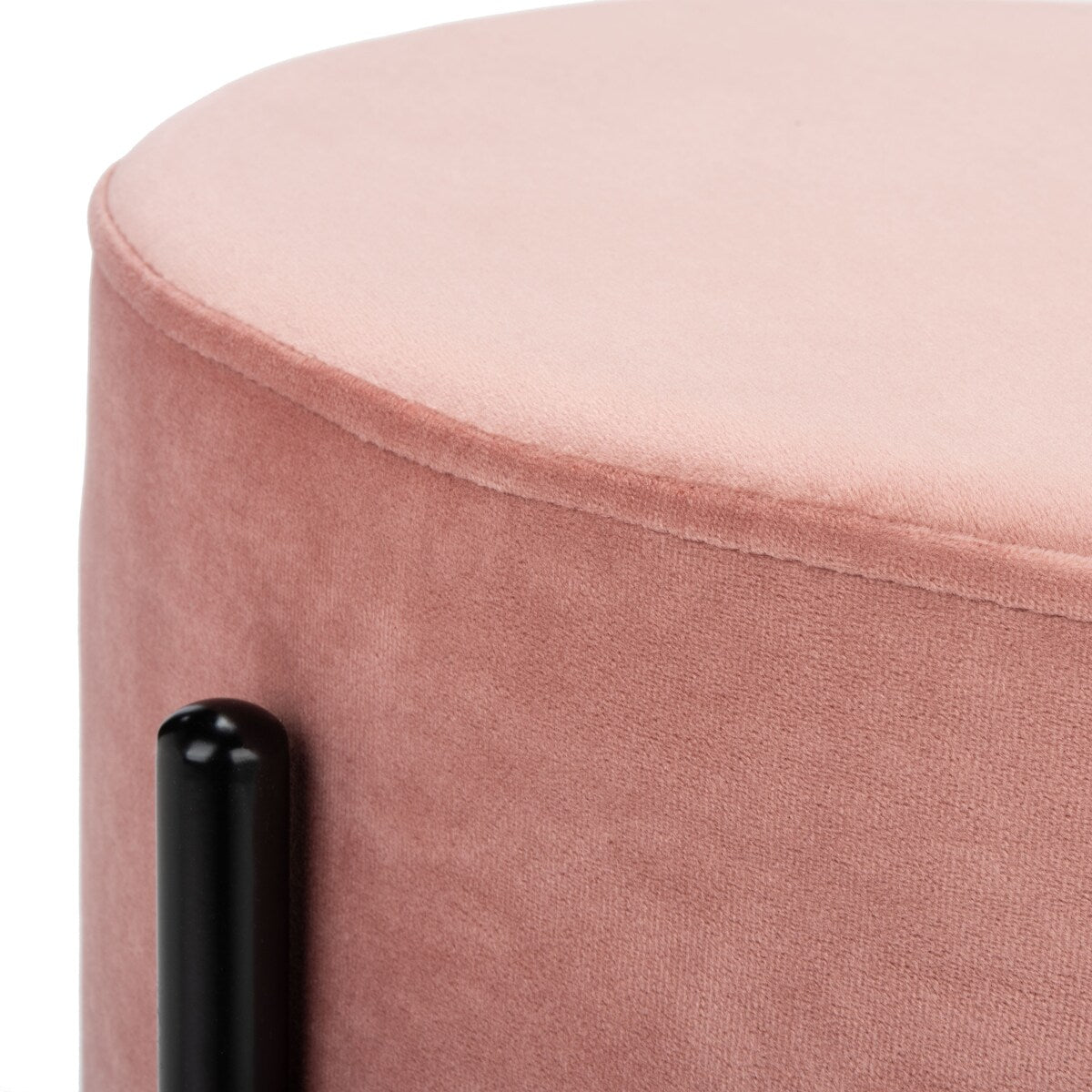 SAFAVIEH Amani Round Velvet Ottoman