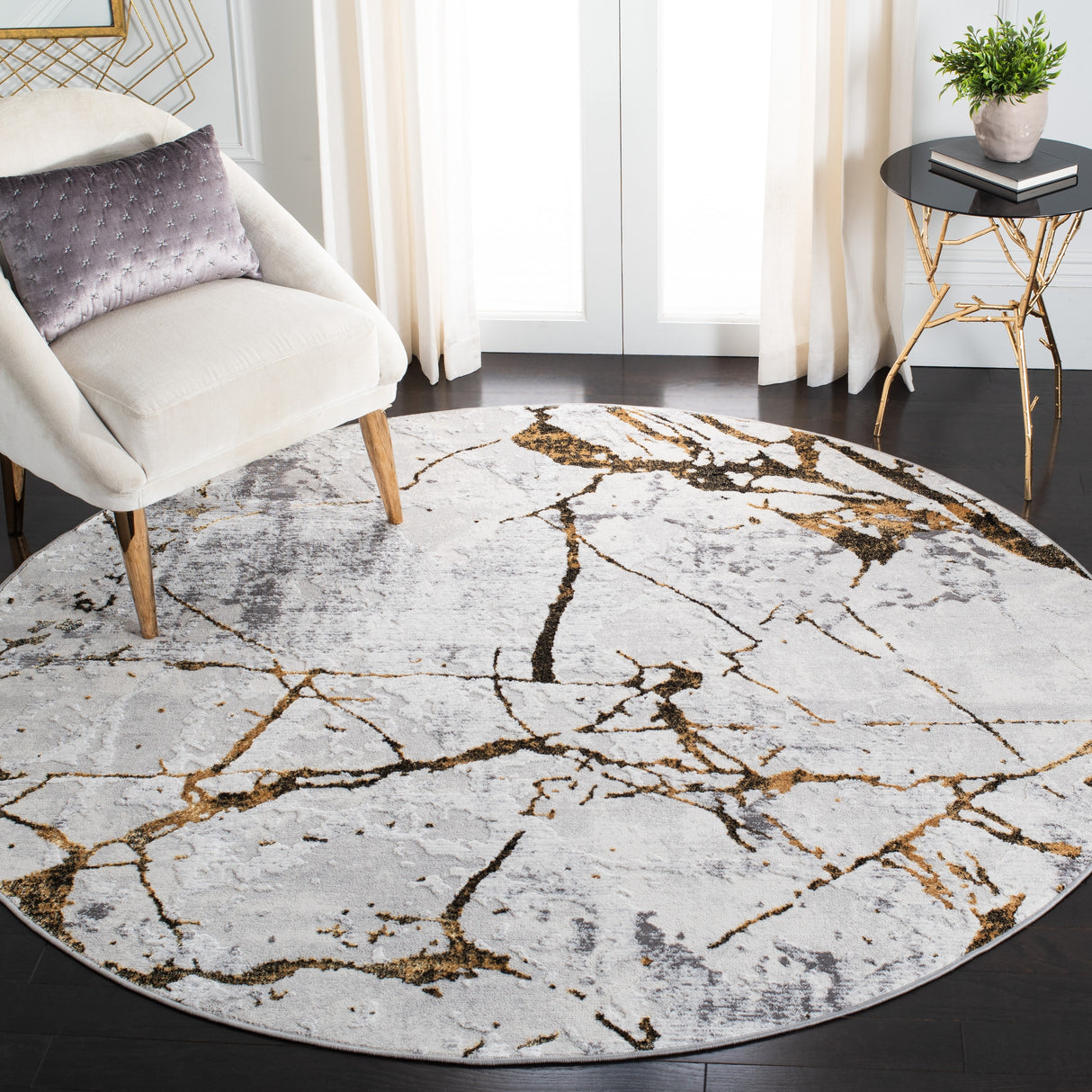 SAFAVIEH Amelia Alli Modern Abstract Distressed Rug