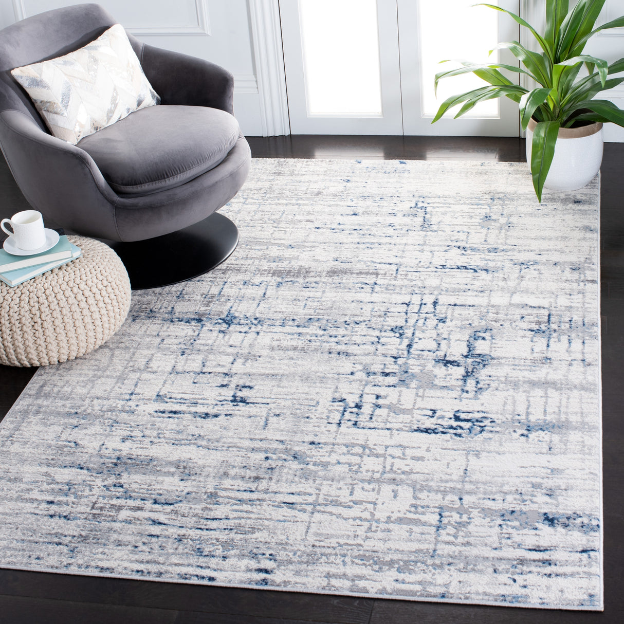 SAFAVIEH Amelia Battistina Modern Abstract Rug