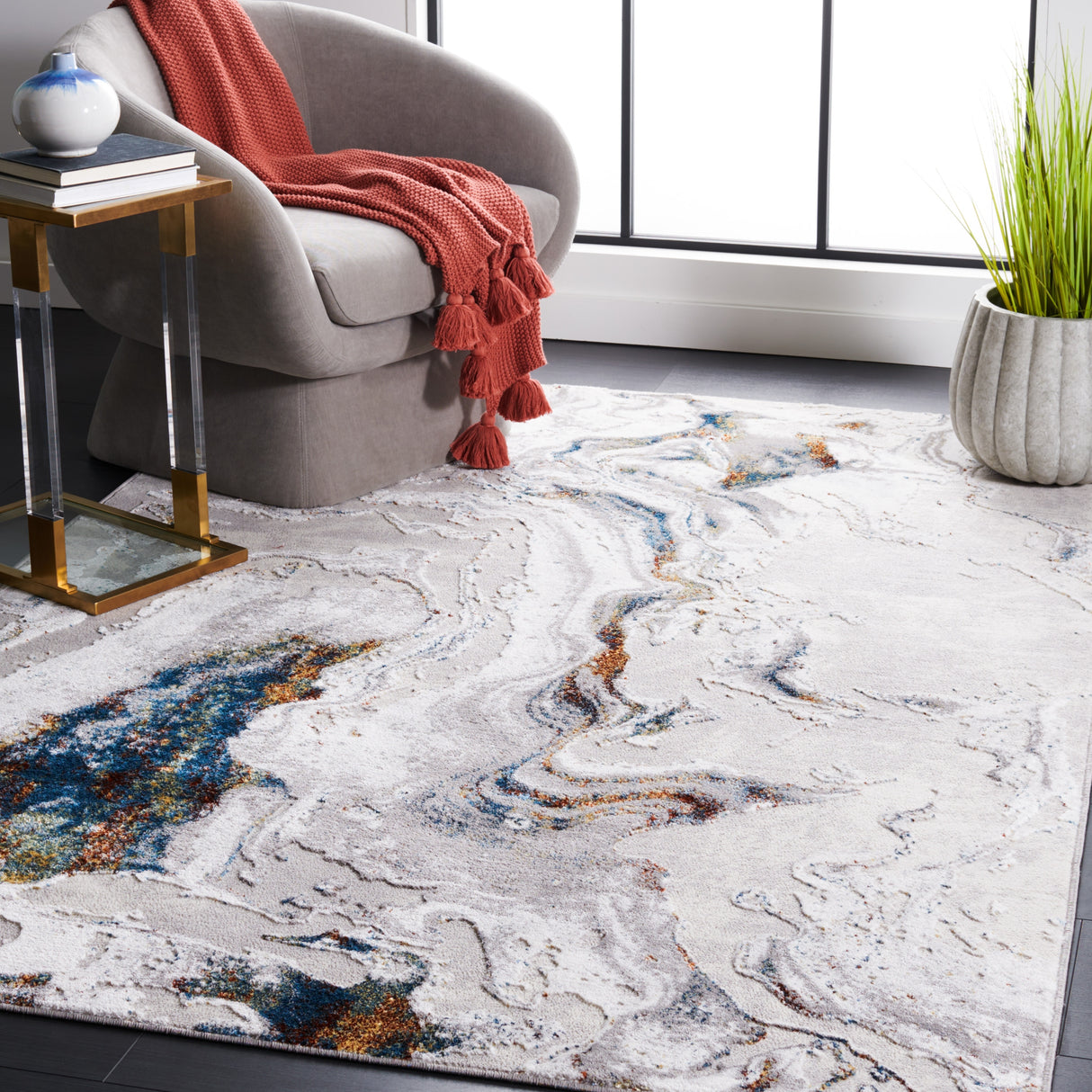 SAFAVIEH Amelia Berendina Modern Abstract Rug