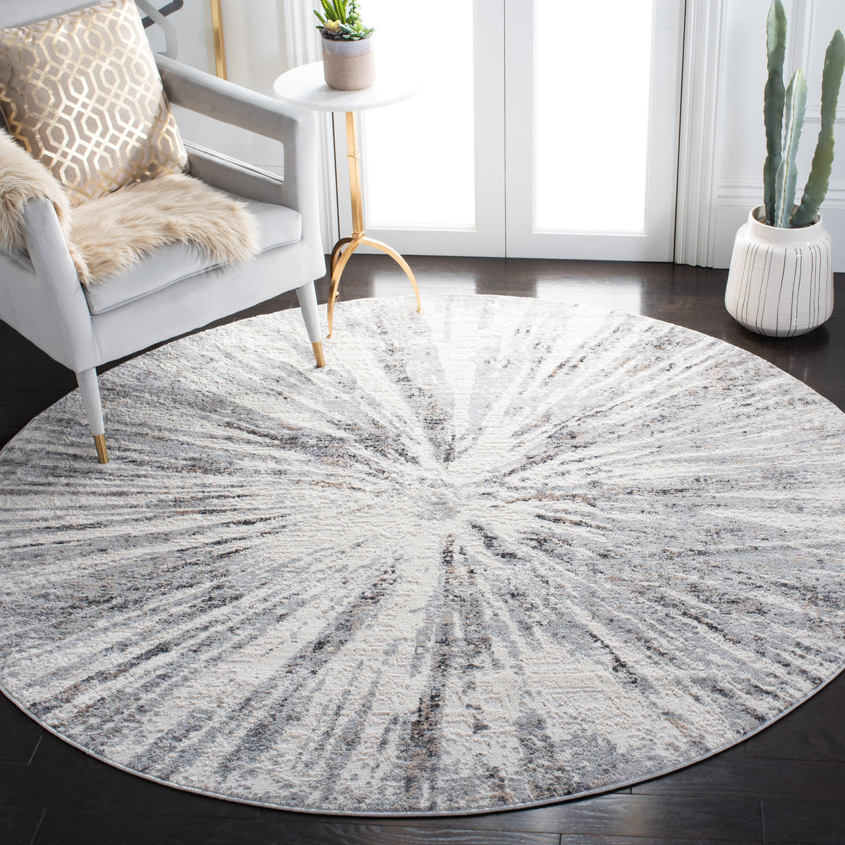 SAFAVIEH Amelia Dellene Abstract Burst Rug