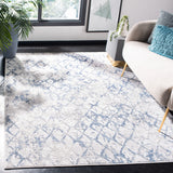 SAFAVIEH Amelia Selvete Modern Trellis Distressed Rug