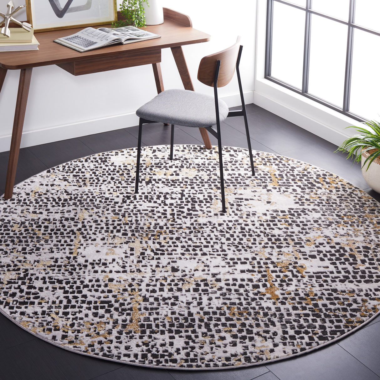 SAFAVIEH Amelia Valvi Modern Abstract Rug