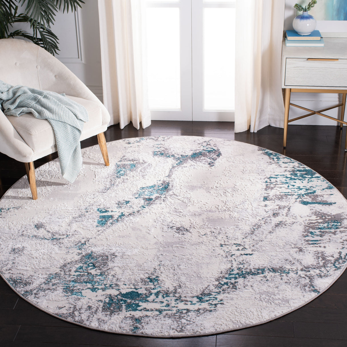 SAFAVIEH Amelia Vivan Abstract Distressed Rug