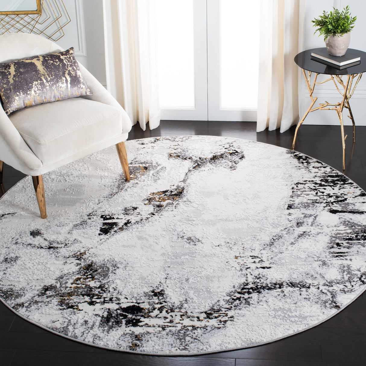 SAFAVIEH Amelia Vivan Abstract Distressed Rug