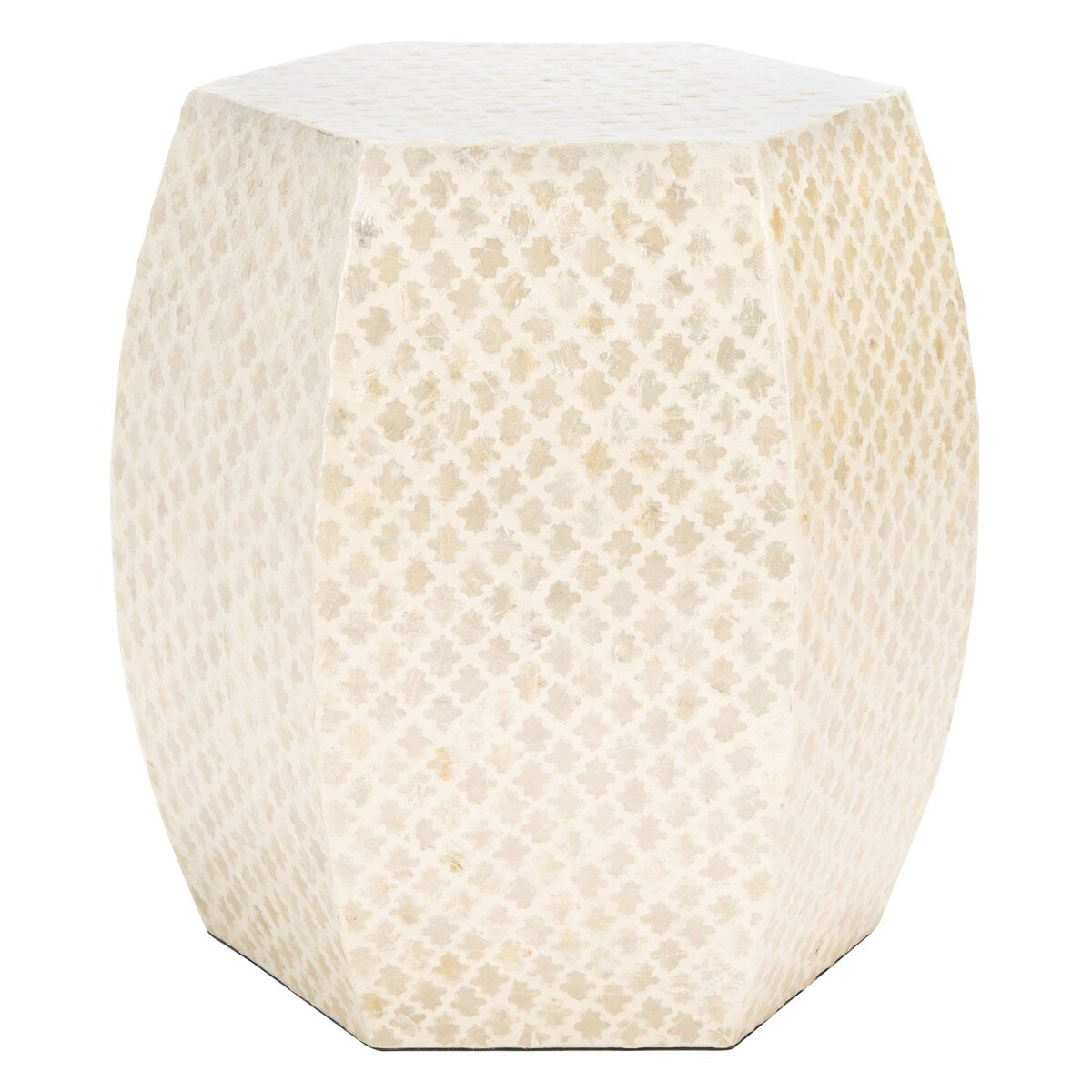 SAFAVIEH America Hexagon Accent Table - 16.9" W x 16.9" L x 19.7" H - 17Wx17Dx20H