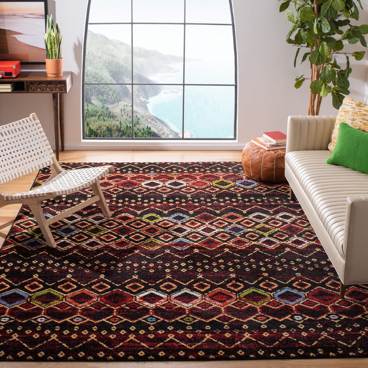 SAFAVIEH Amsterdam Iskra Moroccan Boho Rug