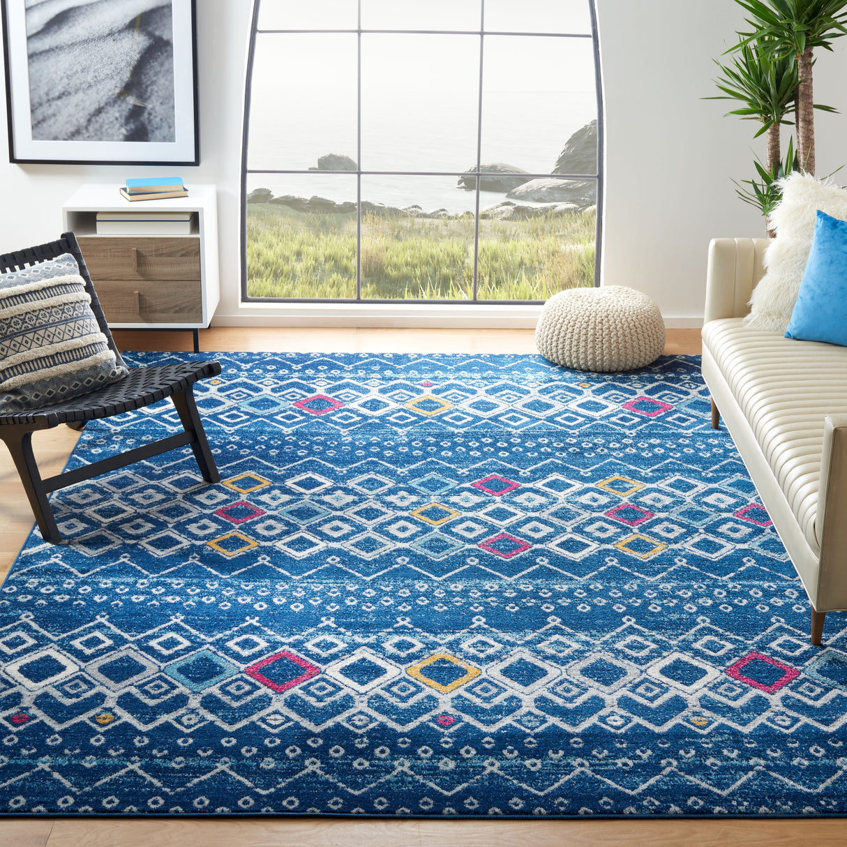 SAFAVIEH Amsterdam Iskra Moroccan Boho Rug