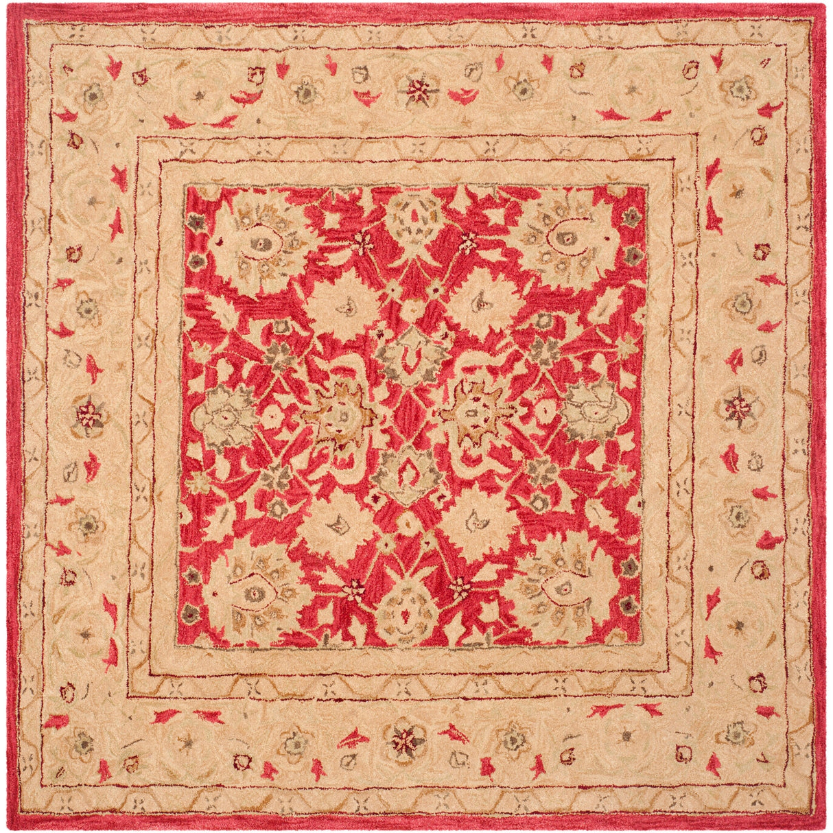 SAFAVIEH Anatolia Karanfila Traditional Oriental Hand-spun Wool Rug