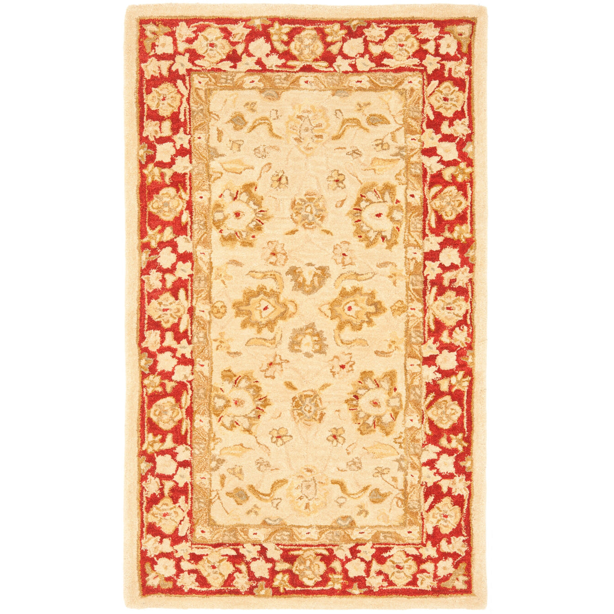 SAFAVIEH Anatolia Karanfila Traditional Oriental Hand-spun Wool Rug