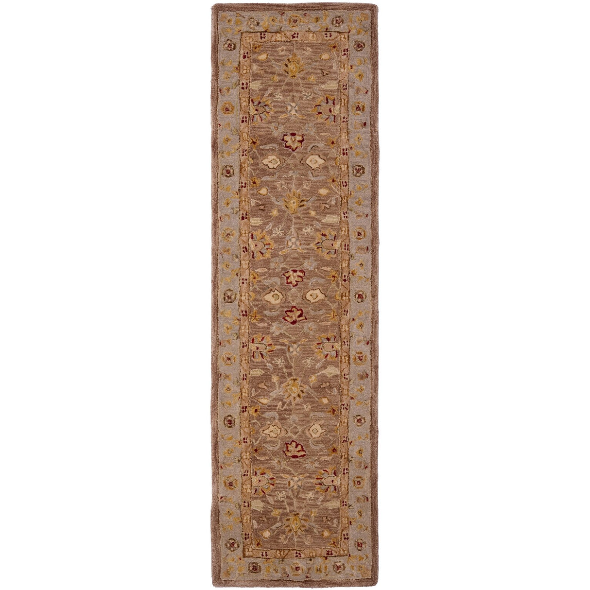 SAFAVIEH Anatolia Karanfila Traditional Oriental Hand-spun Wool Rug