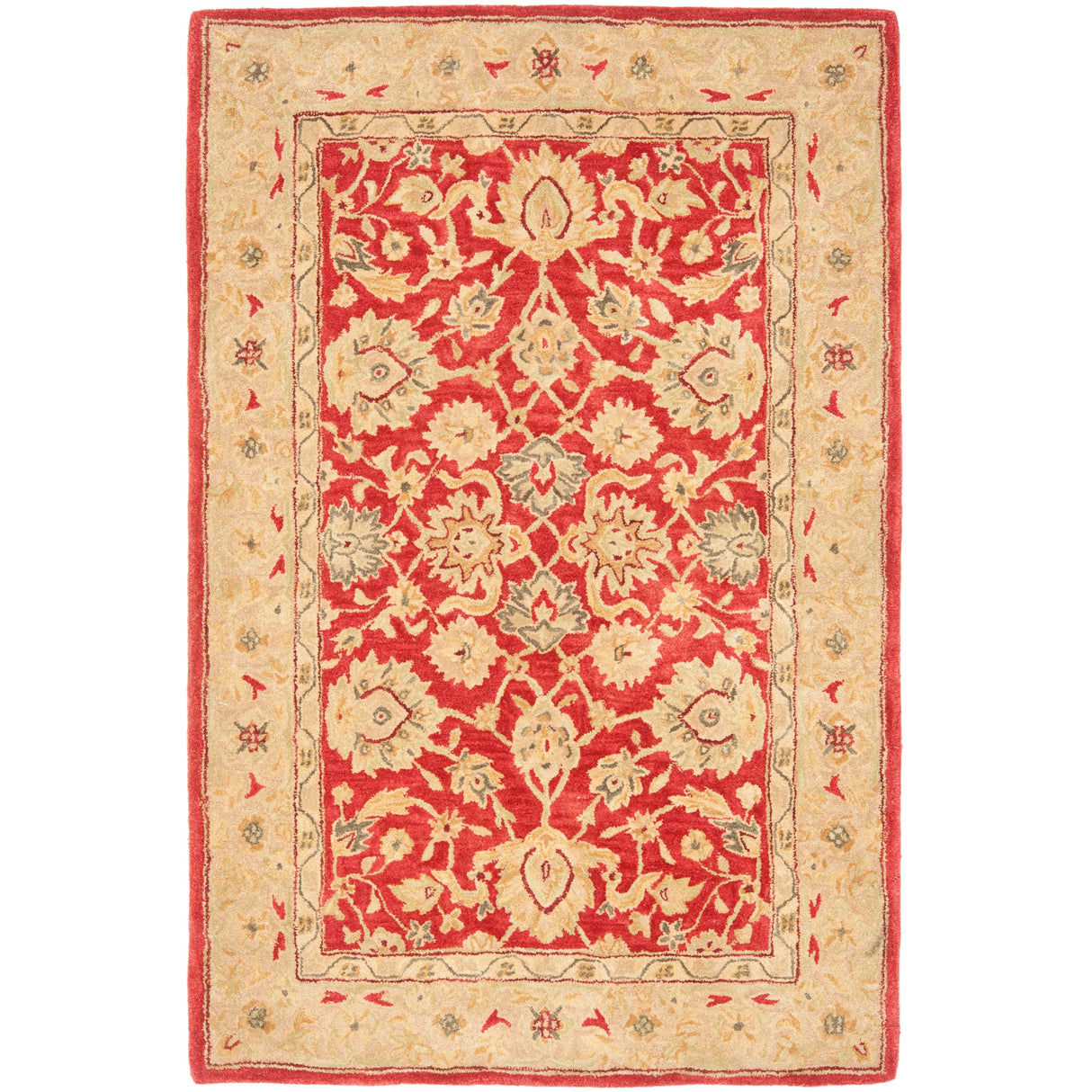 SAFAVIEH Anatolia Karanfila Traditional Oriental Hand-spun Wool Rug