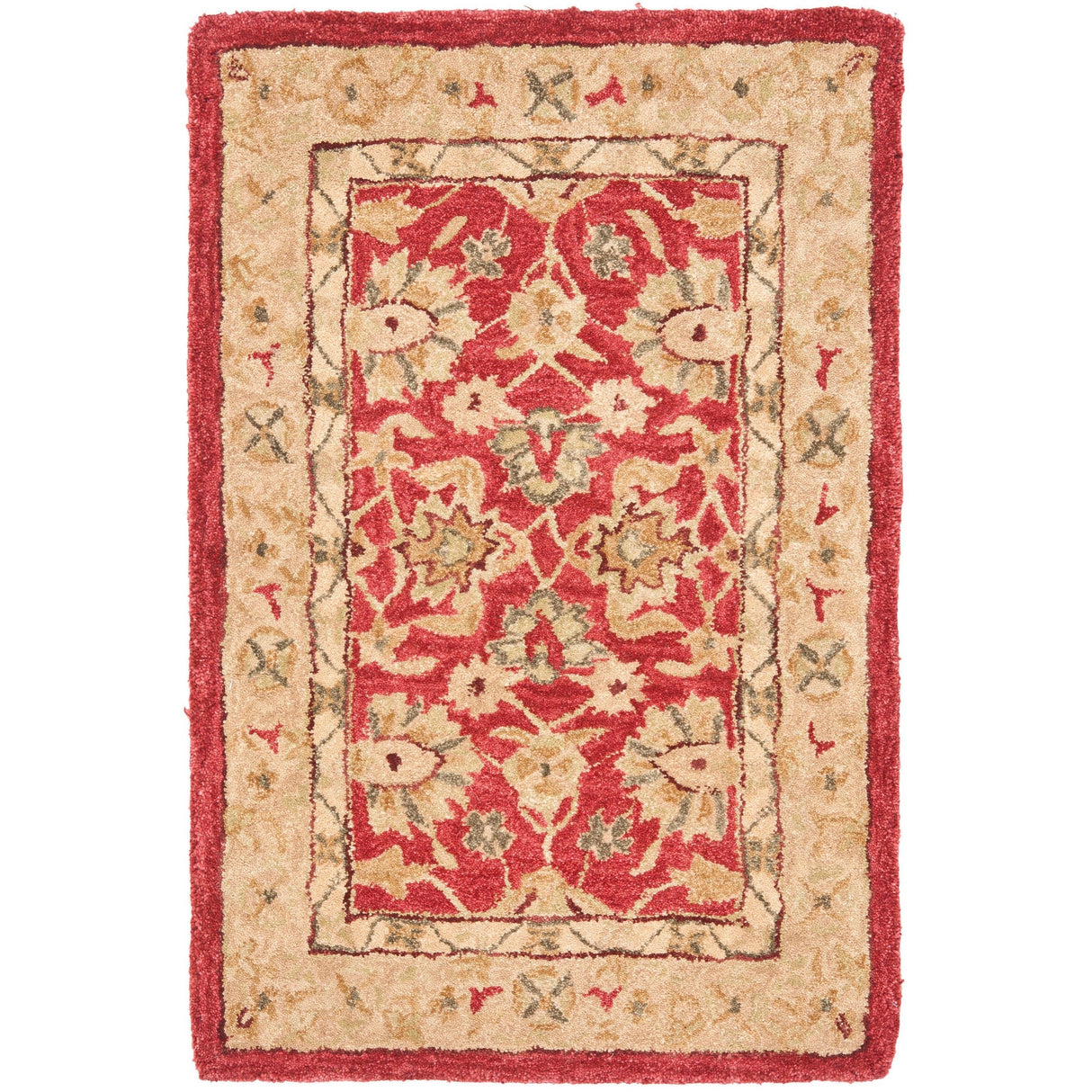 SAFAVIEH Anatolia Karanfila Traditional Oriental Hand-spun Wool Rug