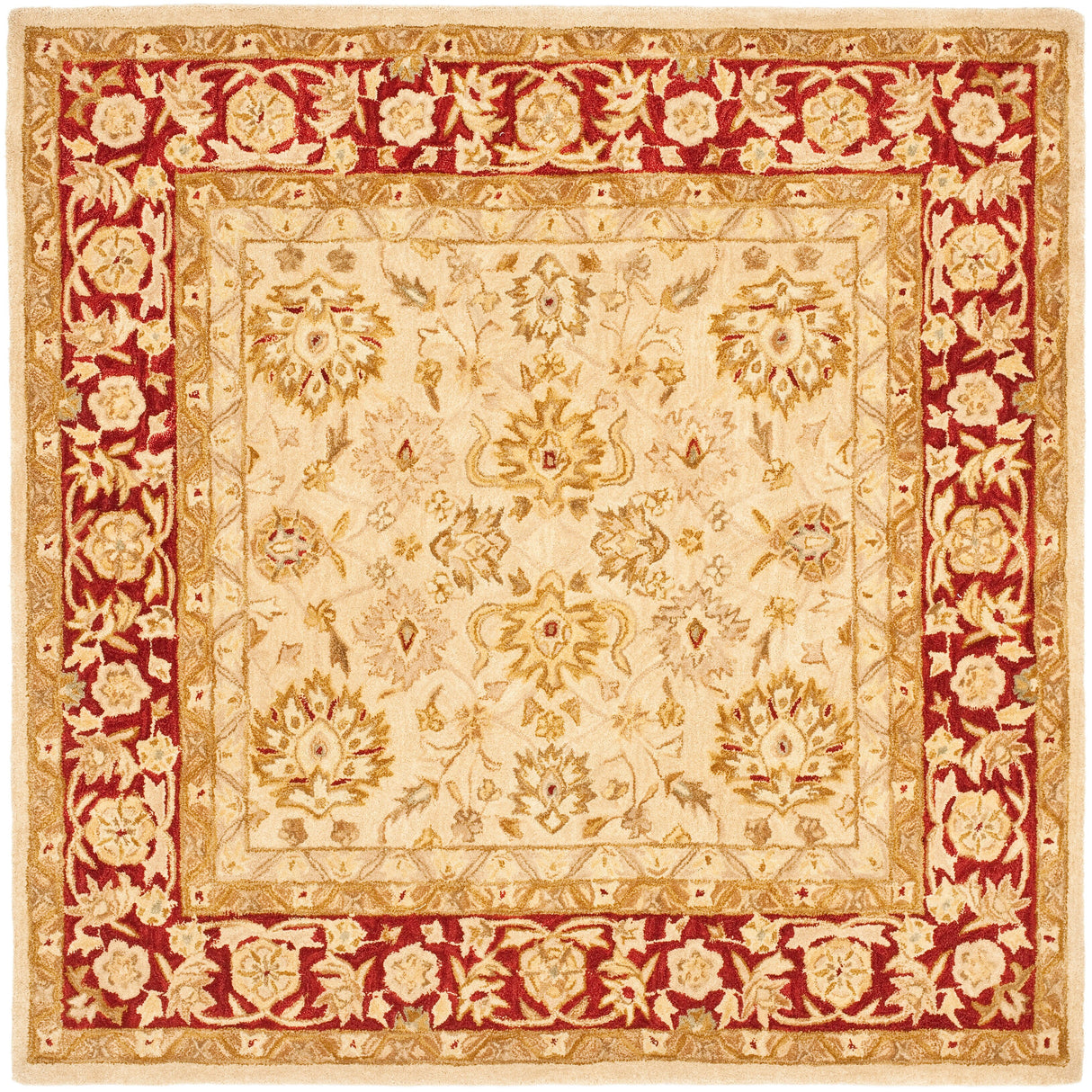 SAFAVIEH Anatolia Karanfila Traditional Oriental Hand-spun Wool Rug