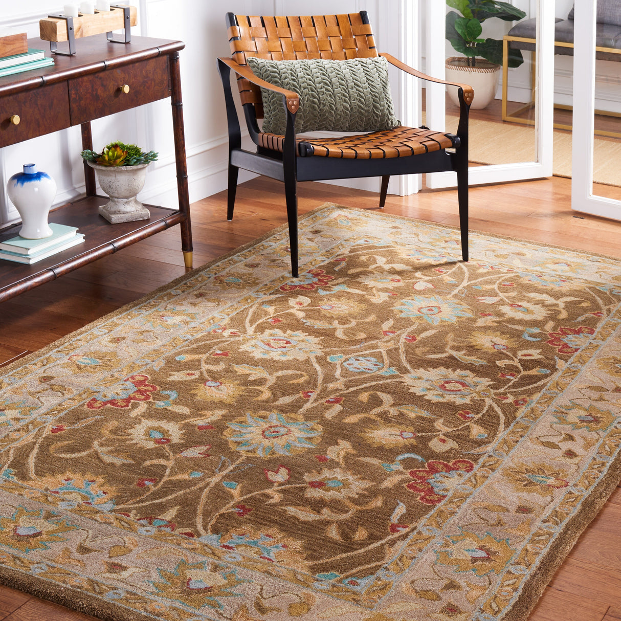 SAFAVIEH Anatolia Orie Handmade Oriental Wool Area Rug