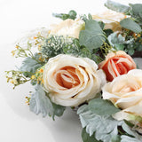 SAFAVIEH Angelia Faux 24-inch Rose & Eucalyptus Wreath