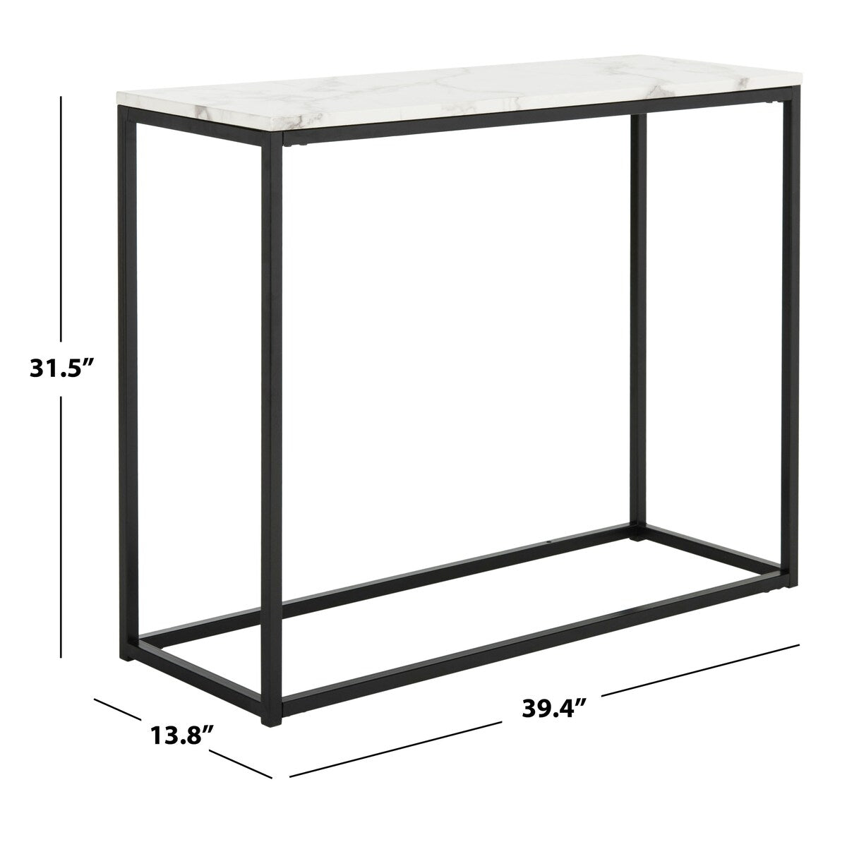 SAFAVIEH Anney Console Table- 13.8" x 39.4" x 31.5" - 14Wx39Dx32H