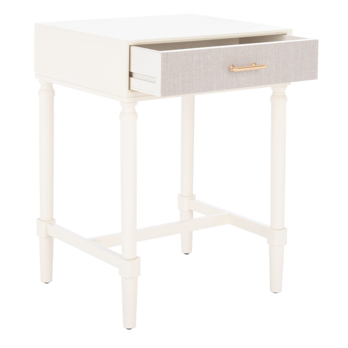 SAFAVIEH Antja 1-Drawer Accent Table - 19" W x 15.8" L x 26" H - 19Wx16Dx26H