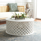 SAFAVIEH Antkea Round Coffee Table - 35" L x 35" D x 16" H - 35Wx35Dx16H