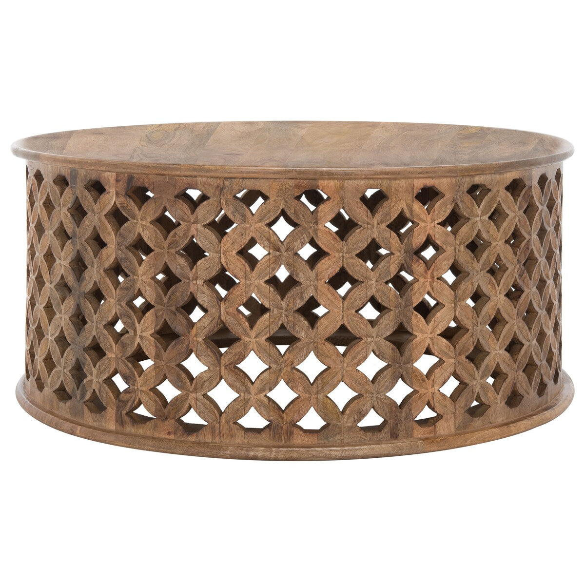 SAFAVIEH Antkea Round Coffee Table - 35" L x 35" D x 16" H - 35Wx35Dx16H