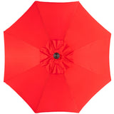 SAFAVIEH Antonije 9-Foot Crank Outdoor Umbrella