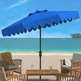 SAFAVIEH Antonije 9-Foot Crank Outdoor Umbrella